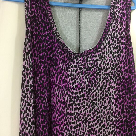 NEW Rachel Roy Samantha Dress 0X Bright Hyacinth Purple Cheetah Print NWT - Picture 5 of 8